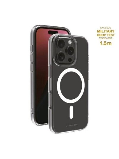 Vivanco Mag Clear Cover for iPhone 16 Pro Clear