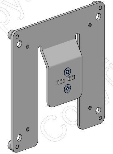 ERGONOMIC SOLUTIONS X-Frame to VESA 75/100 adapter
