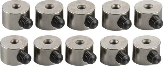 Modelcraft Cursor Passer Innstillingsringklemmer For Aksel 1,5 Mm (Utvendig Diameter 7 Mm) Tykkelse 5 Mm 10 Stk