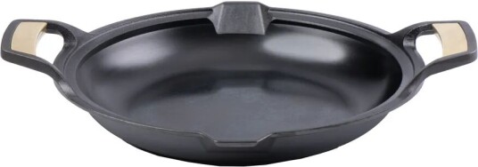 Victoria Signature paellapanne polert støpejern 33 cm Sort Victoria Signature paellapanne polert støpejern 33 cm Sort