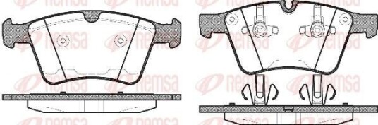 Bremseklosser REMSA 1370.00 Bremseklosser REMSA 1370.00
