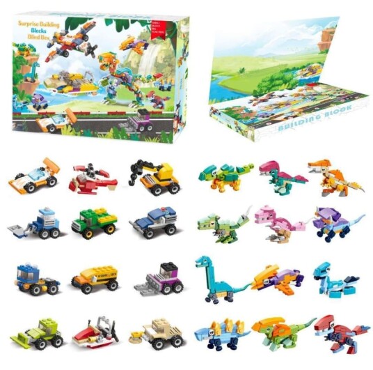 Adventskalender Lekebiler og dinosaurer - Julekalender 2024