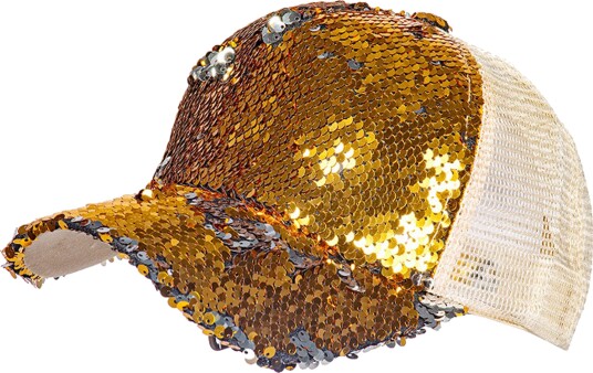 Wilbers & Wilbers Paljettcaps Gull One size 009750-V28