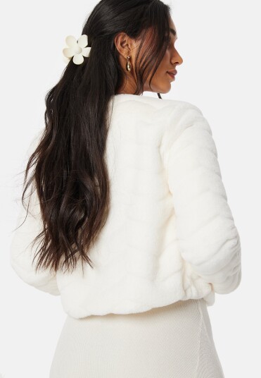 Chiara Forthi Diva Party Faux Fur Offwhite 40