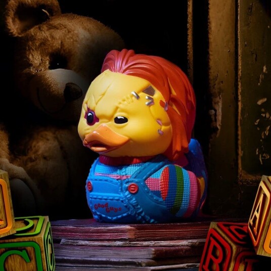 Tubbz Chucky Scarred Figur 9 cm Rød