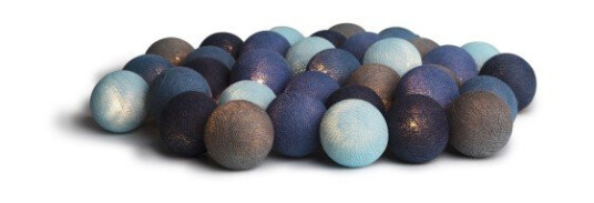 Iris Lights Ocean Blue lyslenke, 35 kuler