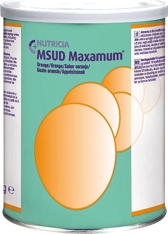 MSUD Maxamum proteinerstatning pulver appelsin 500 g