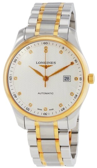 Longines Herreklokke L2.893.5.97.7 Master Sølvfarget/Gulltonet stål