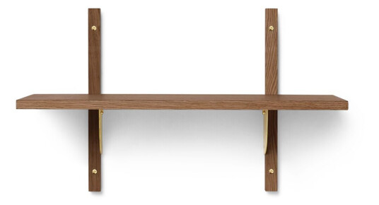 Ferm Living Sector hylle S/S Smoked Oak brass