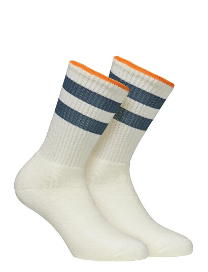 Alpacasocks&Co Knitted Merino Socks In 2 Pack Navy 45 48