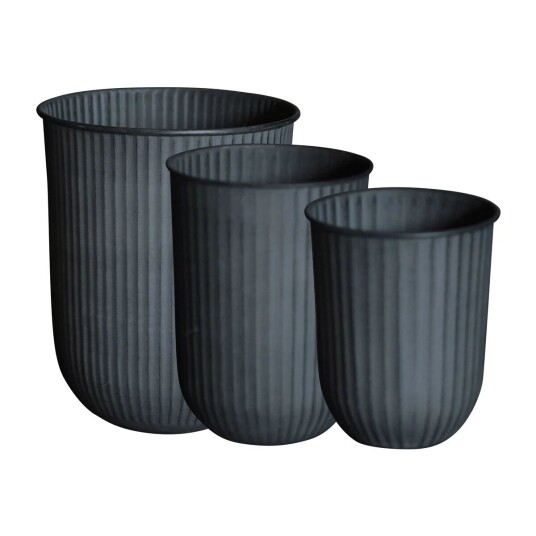 DBKD Out stripe krukke 3-pakning Svart DBKD Out stripe krukke 3-pakning Svart