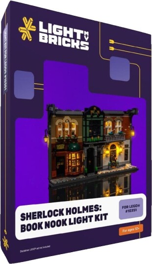Light My Bricks Sherlock Holmes Book Nook Lyssett 10351 2.0-10351