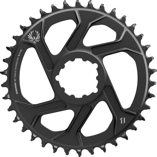 SRAM Eagle X-SYNC II drev 34T direct mount 3 mm offset aluminium sort