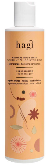 Hagi Natural Body Wash Regenerating Spicy Orange 300 ml