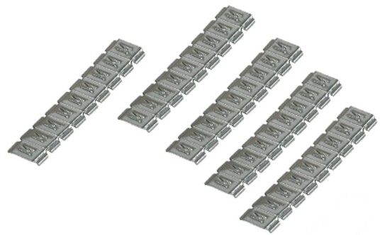 Partex PKS10/6 Kabelmerking tall rustfri 50 pakk 6 Stikkontakter & kabler
