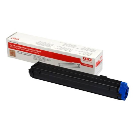 OKI B 410/430/440 BK lasertoner - 43979102 Original - Svart 3500 sider OKI B 410/430/440 BK lasertoner - 43979102 Original - Svart 3500 sider