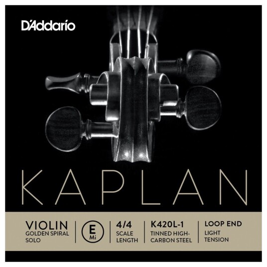 DAddario Kaplan Golden Spiral Solo Violin E String Loop End Light DAddario Kaplan Golden Spiral Solo Violin E String Loop End Light