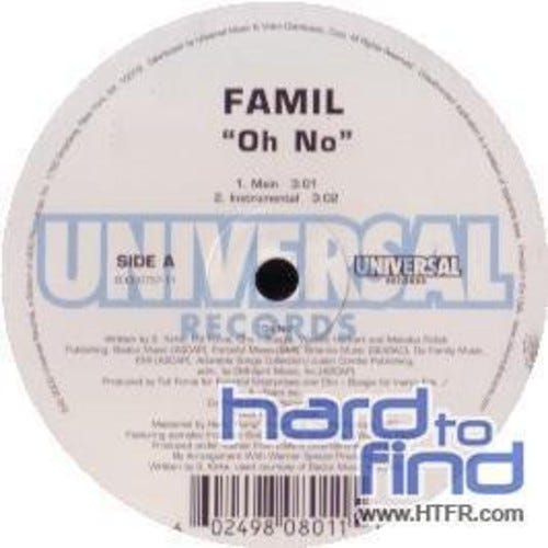 Famil Oh No x3 / Finger Things LP/Vinyl
