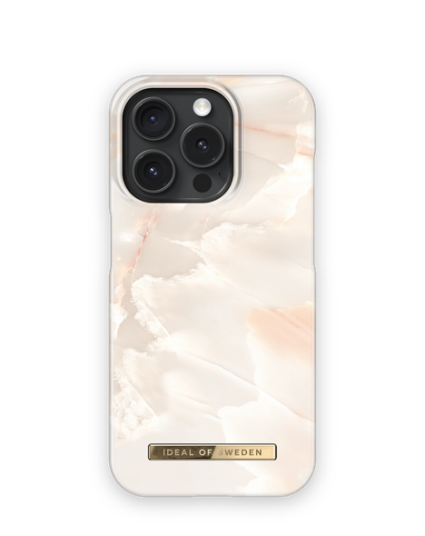 iDeal Of Sweden iPhone 15 Pro Fashion Deksel - Rose Pearl Marble
