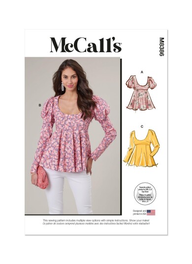McCall's 8386 - Topp E5 (14-16-18-20-22)