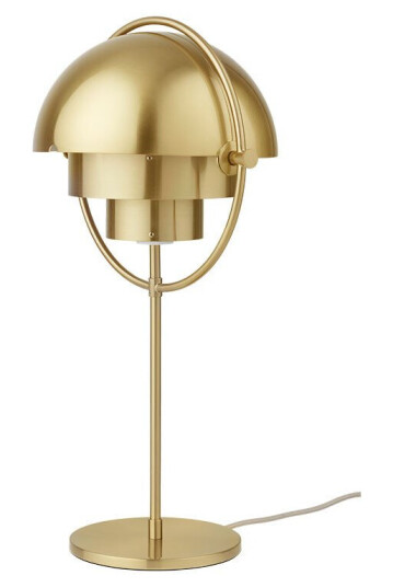 Gubi Multi-Lite Table Lamp Brass Base / Shiny Brass