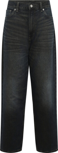 Weekday Galaxy Mid Rise Loose Straight Jeans Navy 34 x 32