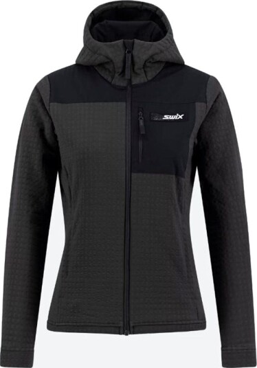 Swix Surmount stormfleece hood jacket W Black S Swix Surmount stormfleece hood jacket W Black S