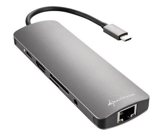 Sharkoon USB 3.0 Type C Combo Adapter - docking station - HDMI Sharkoon USB 3.0 Type C Combo Adapter - docking station - HDMI