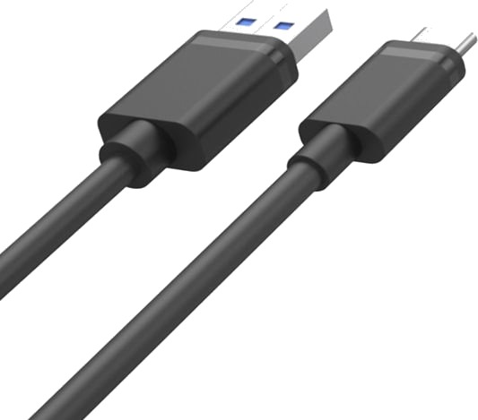 Unitek Usb-Kabel Usb-A Til Usb-C 0,5 M Svart Y-C491bk