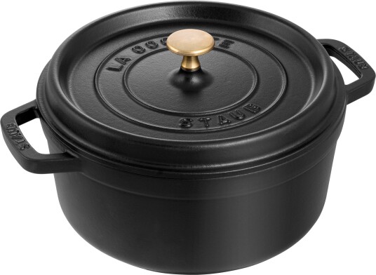 Staub Rund gryte 3,8 L Sort 1721247-03-0 1721247-02-0