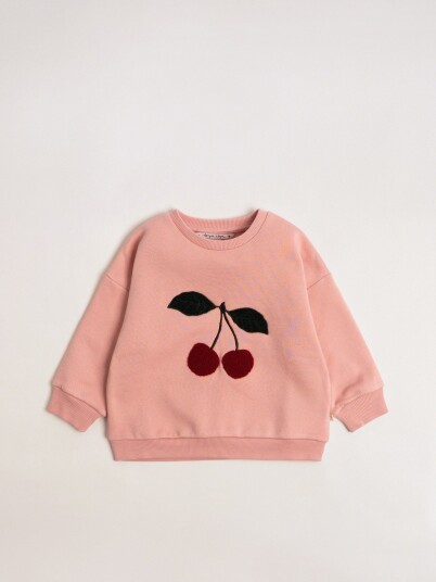 Konges Sløjd Lou Terry Sweat Shirt OCS Rosa 18M