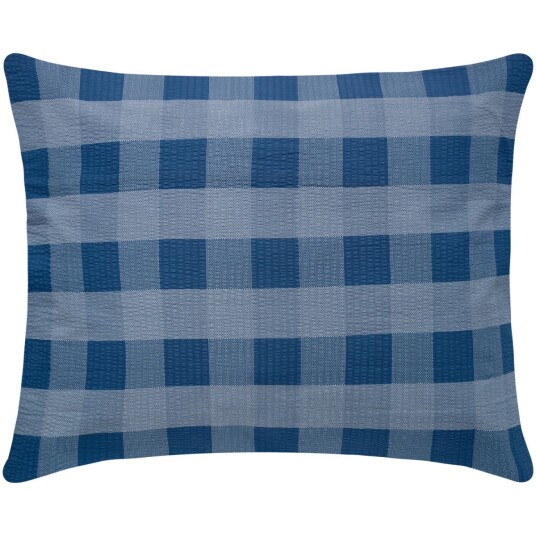 ERWIN M. Putetrekk Loan krepp; 70x90 cm (LxB); Blå; 2 Stykk / Forpakning
