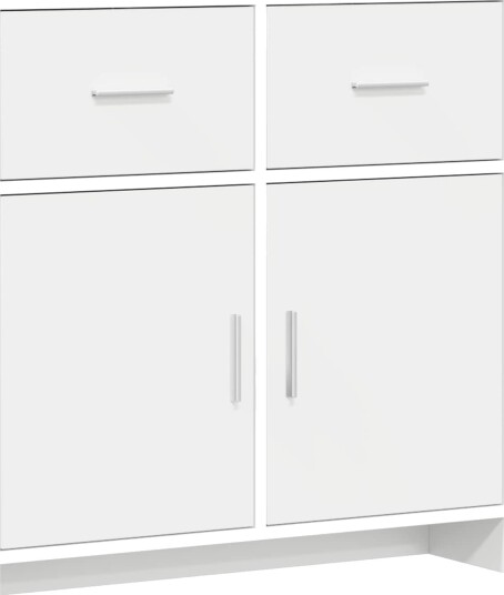 Serviesskap Hvit 75 x 36 x 80 cm Konstruert tre