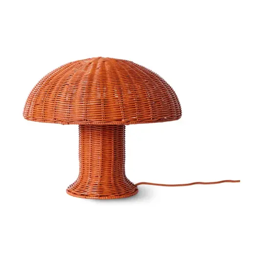 HKliving Rattan bordlampe Coral