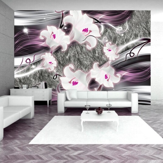 Fototapet Dance Of Charmed Lilies 100x70 - Artgeist sp. z o. o.