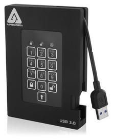 Apricorn Aegis Padlock Fortress 256GB Ekstern SSD med Kryptering Sort