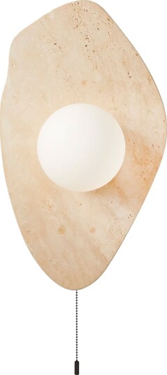 Torlic vegglampe 10 cm - Beige og Hvit