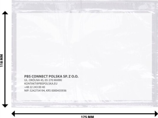 Kontorprodukter Kontorprodukter Konvolutt/Budtape C6 500 Stk. Gjennomsiktig