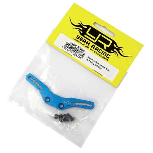 Yeah Racing TAMC-074BU Aluminum Rear Damper Stay for Tamiya M08