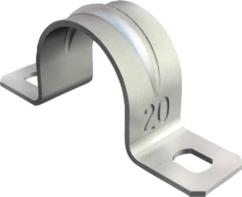 Sadel Galvanisert 25mm 50-Pk