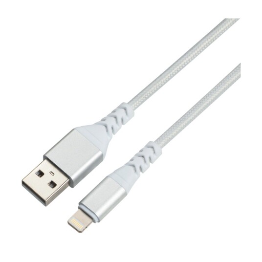 DACOTA PLATINUM USB-LIGHTNING KABEL 2 M, HVIT