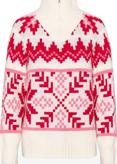 Kari Traa Collegegenser Amelia Knit Rød