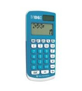 Texas Instruments Lommeregner Texas TI-106 II, dobbeltdisplay, blå Texas Instruments Lommeregner Texas TI-106 II, dobbeltdisplay, blå