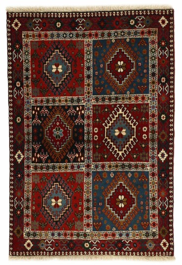 Håndknyttet. Opphav: Persia Yalameh Teppe 100x145
