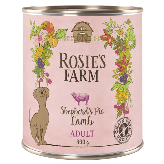 Rosie'S Farm 20 + 4 Gratis! Adult 24 X 800 G Lam