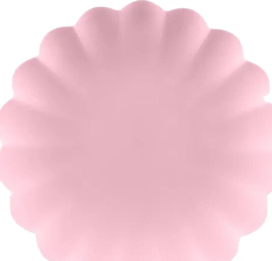 Plasttallerkener Rosa 22X22 Cm 4-Pk Plasttallerkener Rosa 22X22 Cm 4-Pk