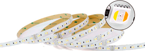 Ecofoss LightMore LED stripe fargeskift + 2400K 6500K 10 meter