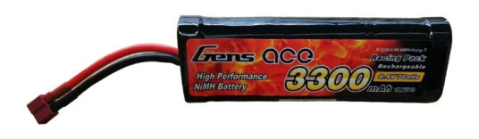 Gens 8.4V 3300mAh - Gens Ace Hump - NiMh - Deans