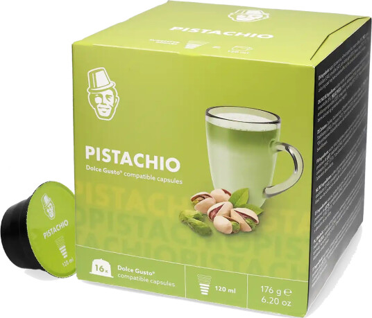 Kaffekapslen | Pistasj 16 kapsler til Dolce Gusto