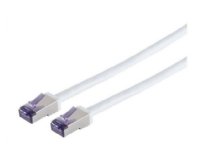 Lanview LVN-CAT6A-FLEX-50CMWH, 0,5 m, Cat6a, S/FTP (S-STP), RJ-45, RJ-45